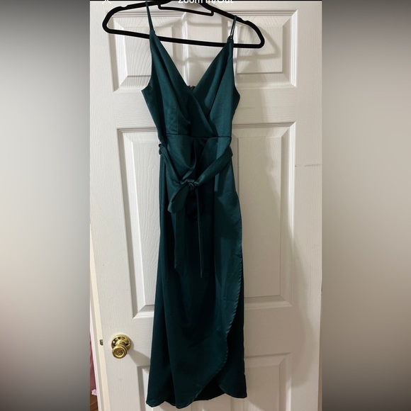Lulus satin midi dress - Picture 1 of 5